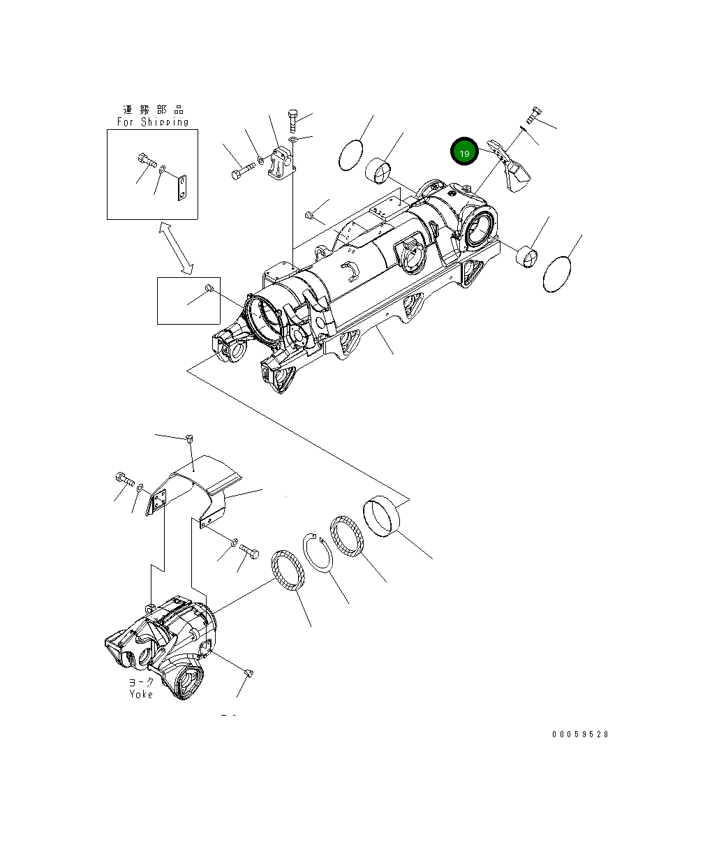 Крышка 198-30-68662 Komatsu