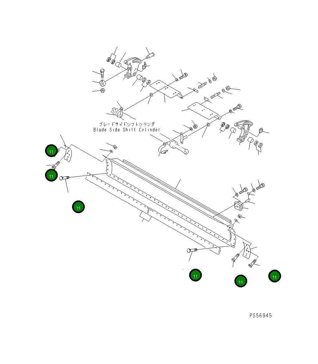 Болт 234-70-32260 Komatsu