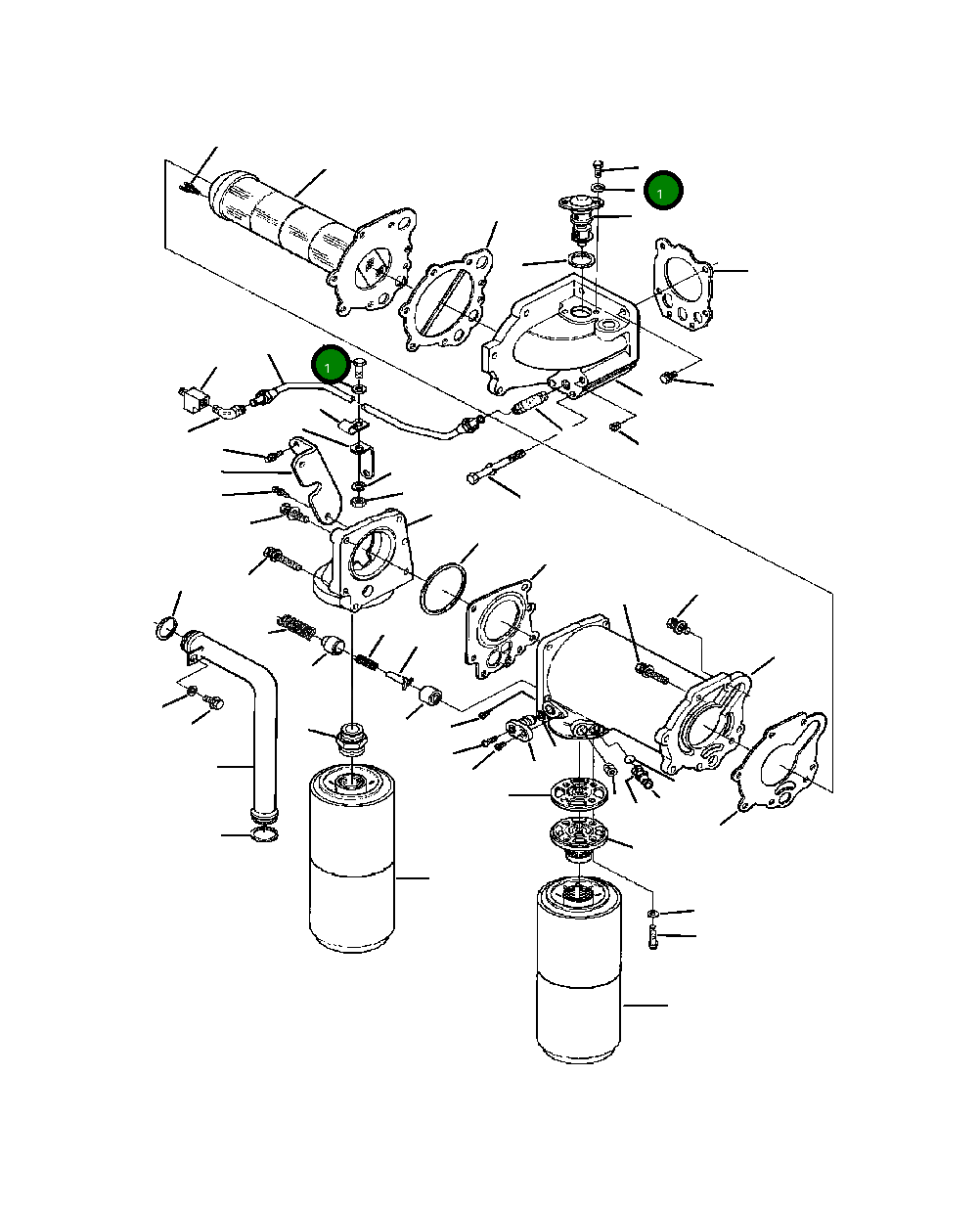 Болт 1238 015 H1  Komatsu