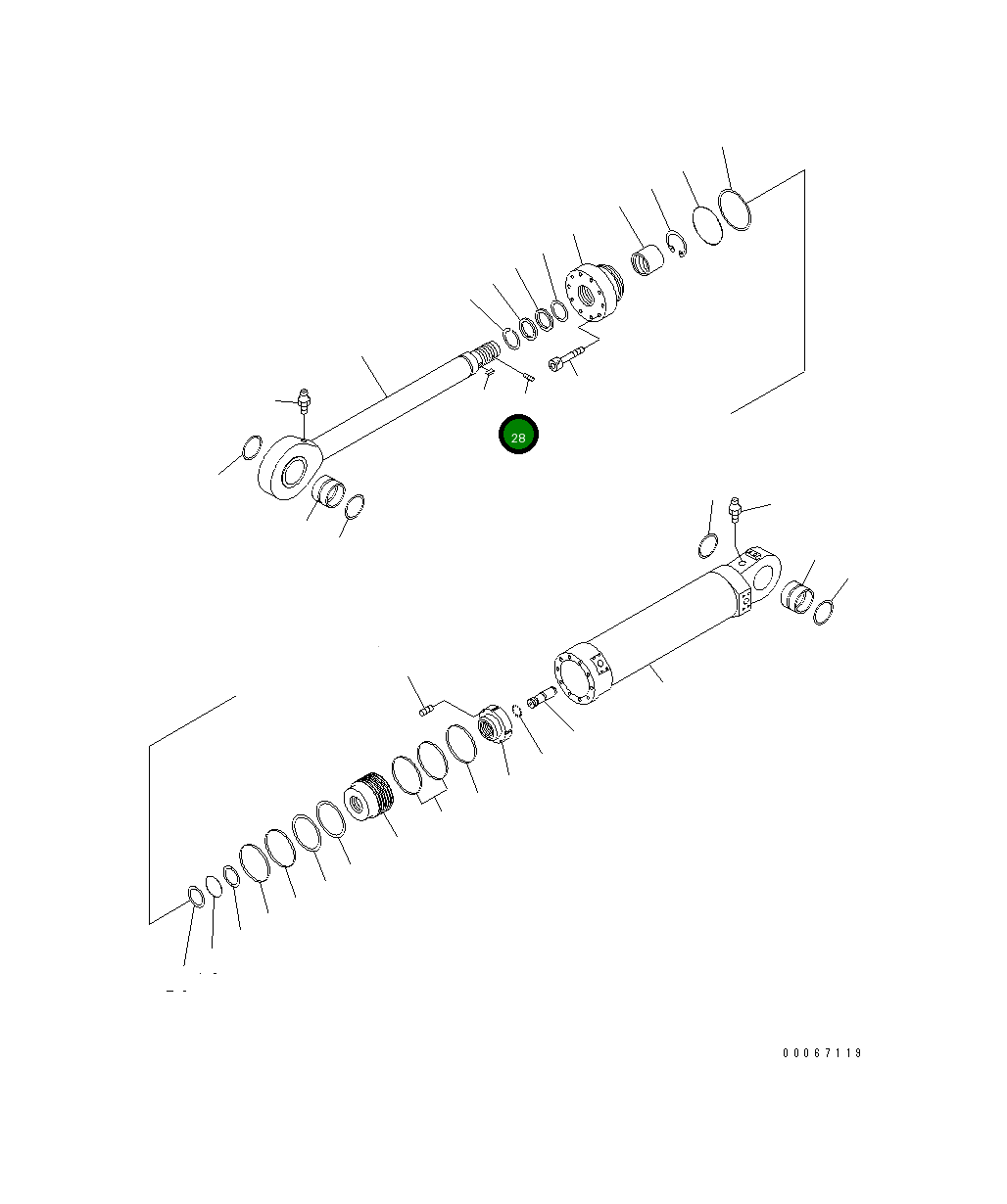 Болт DM51799098 Komatsu