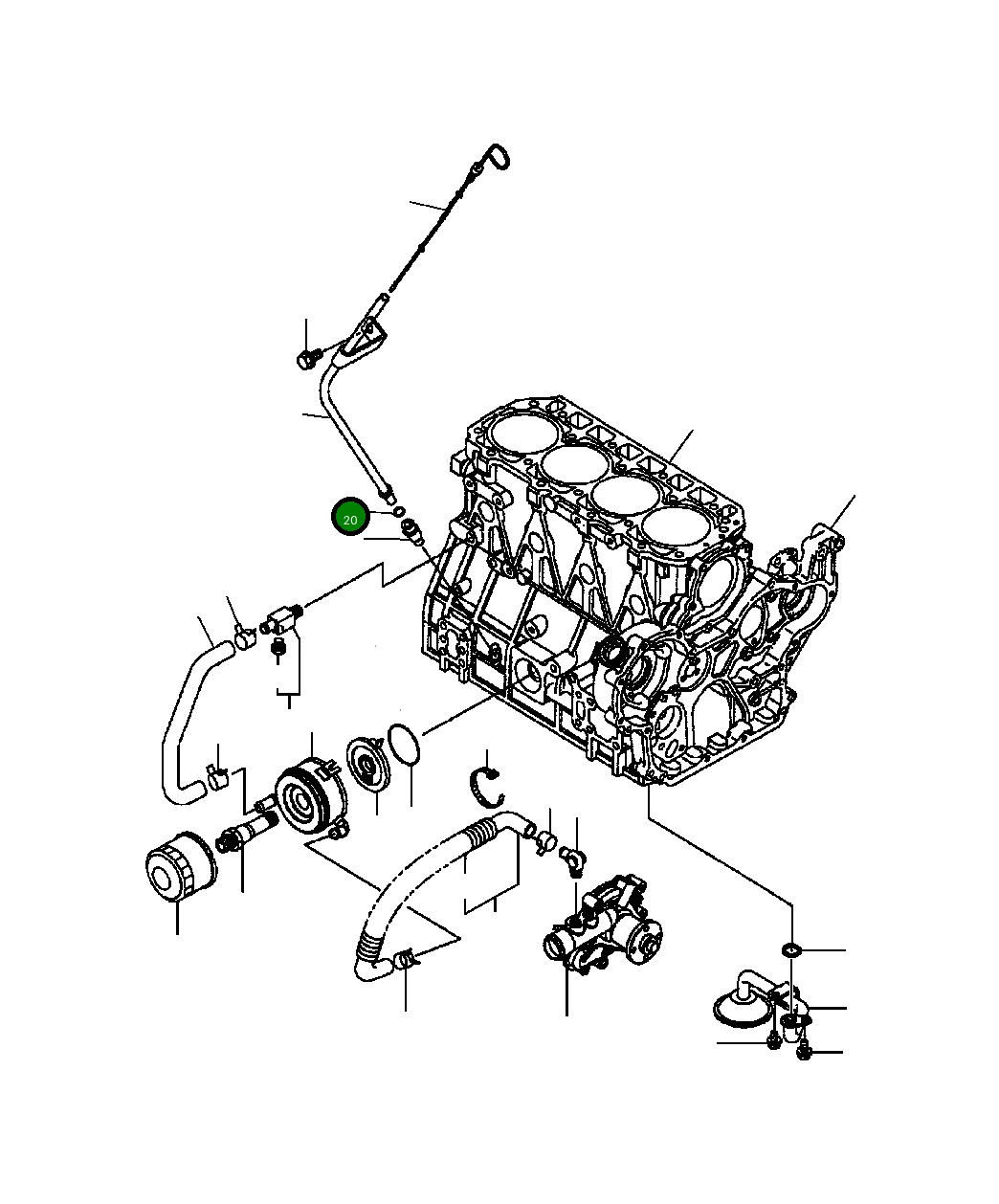 Кольцо уплотнительное (O-Ring) 24311-240100 Komatsu