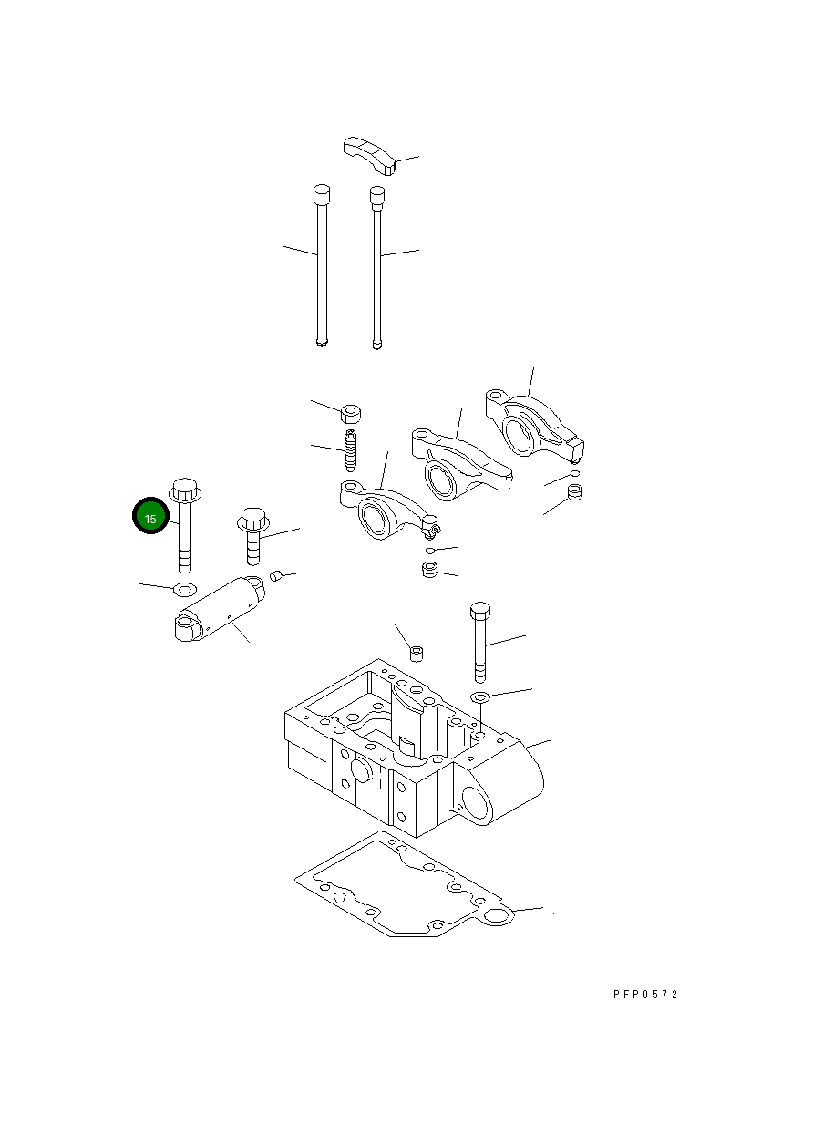 Болт CU3081566 Komatsu