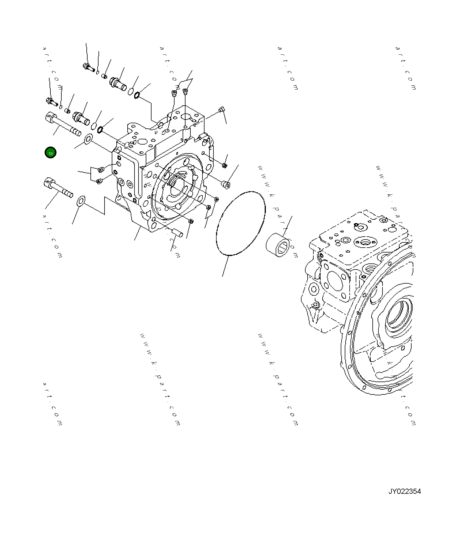 Болт 01253-91625 Komatsu
