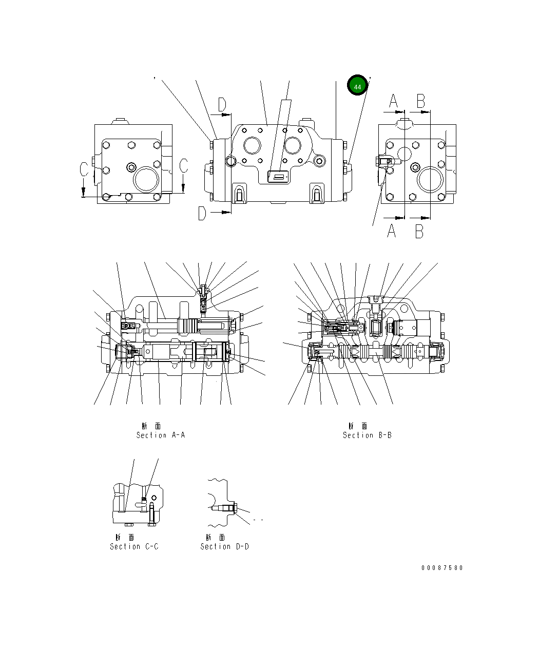 Болт 581-40-54150 Komatsu