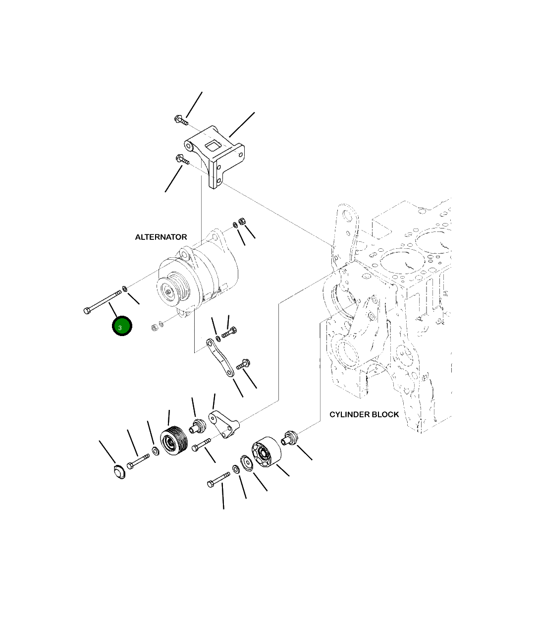 Болт 36207-81-6980 Komatsu