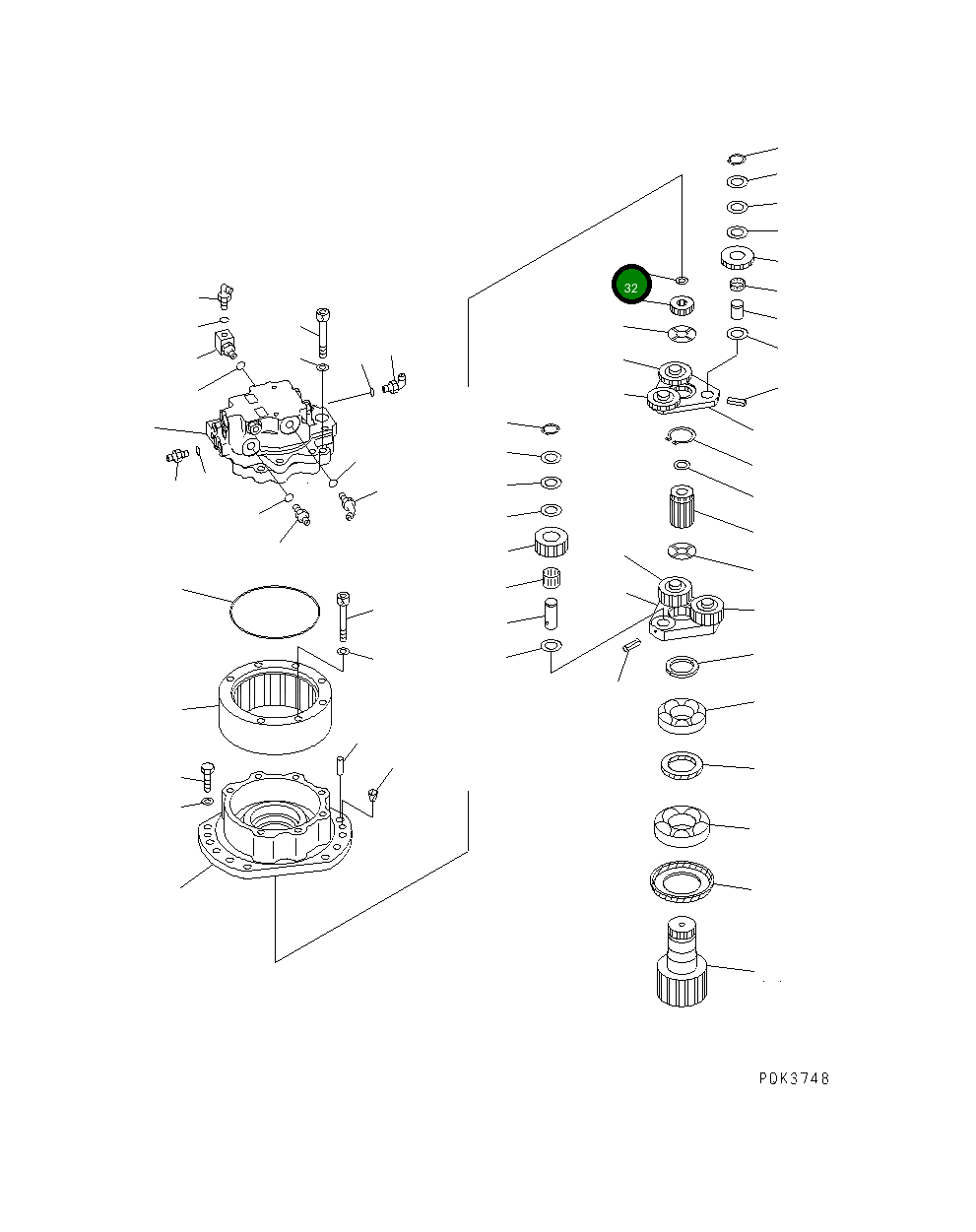 Кольцо 20S-26-81310 Komatsu