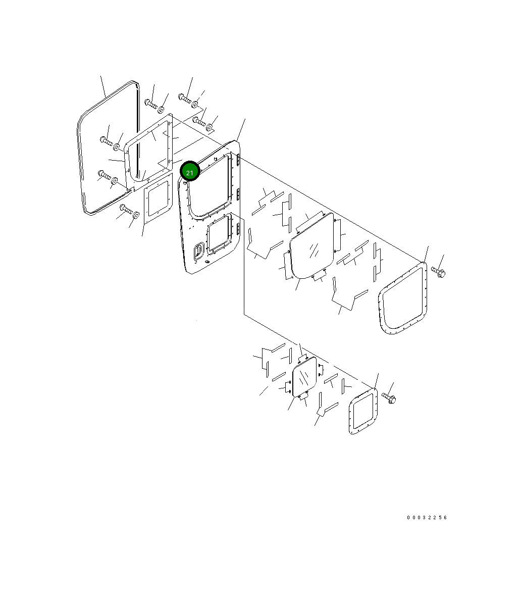 Крышка 207-54-79510  Komatsu