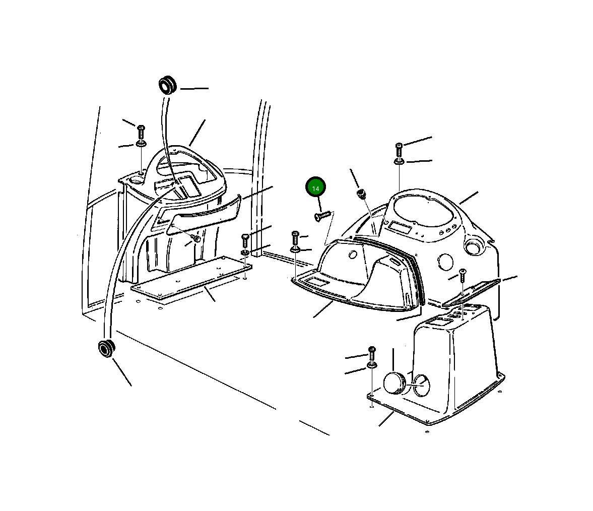 Болт 801250235 Komatsu