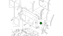 Крышка 20U-54-21212 Komatsu