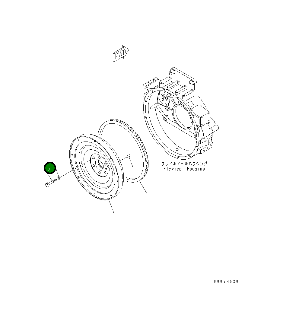 Болт 01050-31655 Komatsu