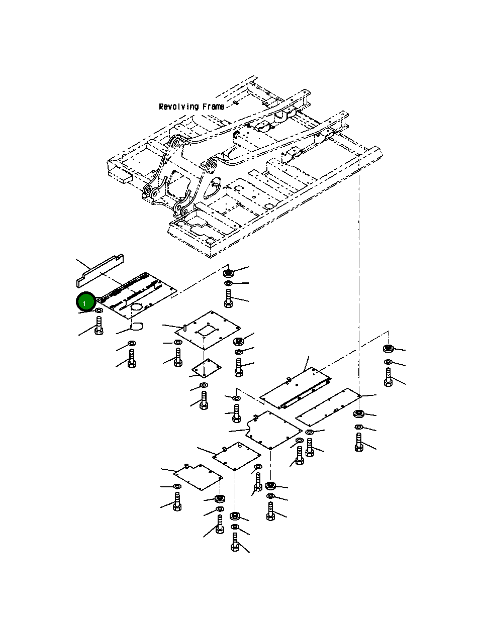 Крышка 208-54-68960 Komatsu