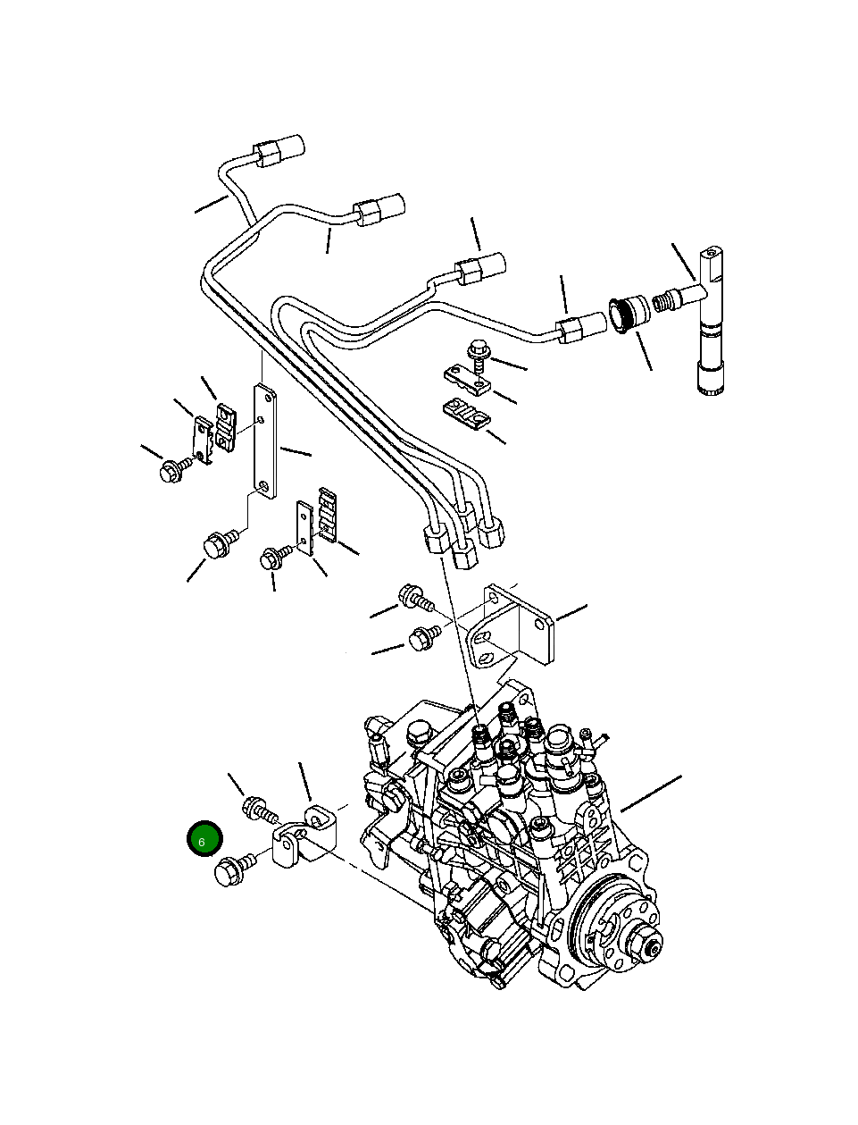 Болт YM26106100162 Komatsu