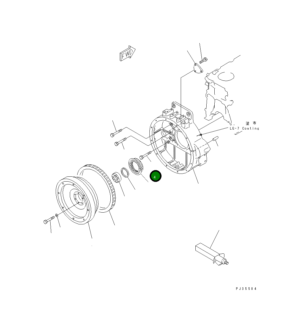 Болт 01010-31660 Komatsu