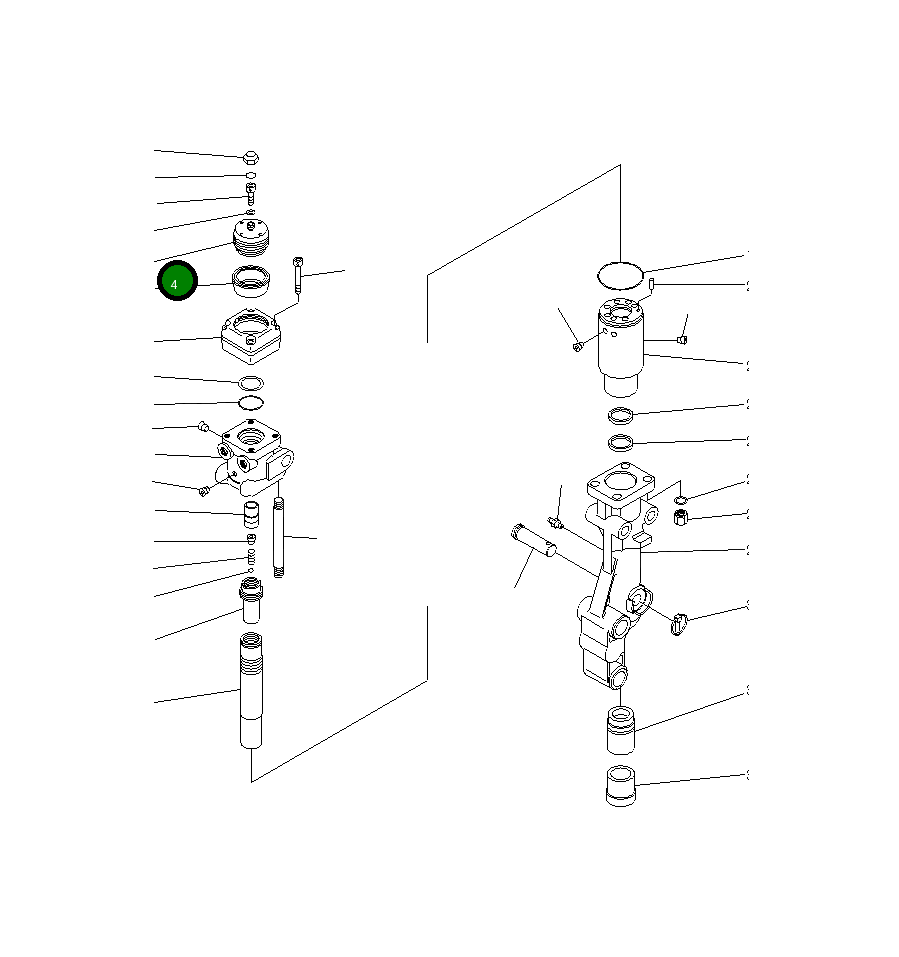 Крышка 22J-971-2520  Komatsu