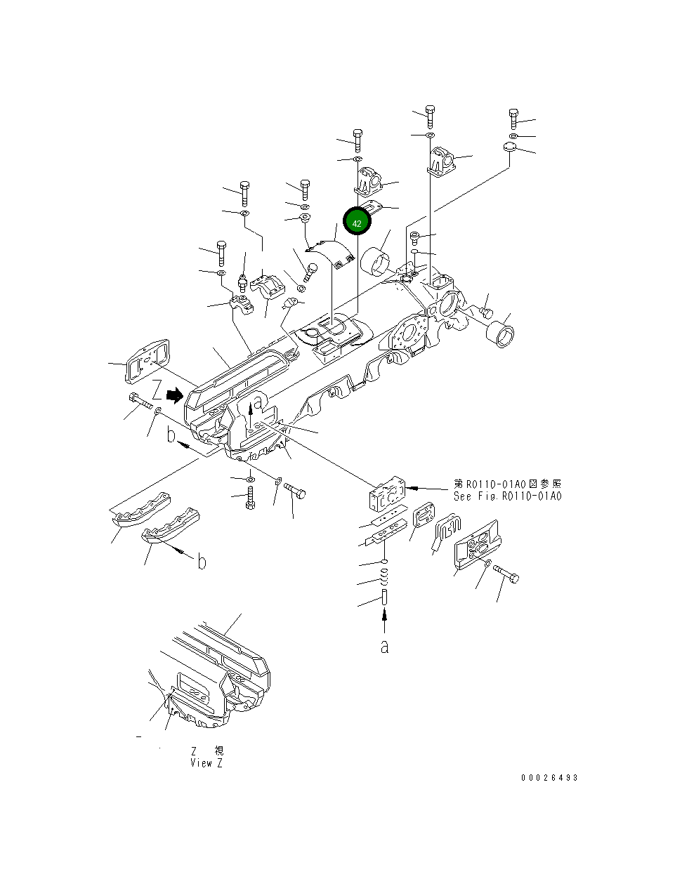 Крышка 19M-30-11443 Komatsu