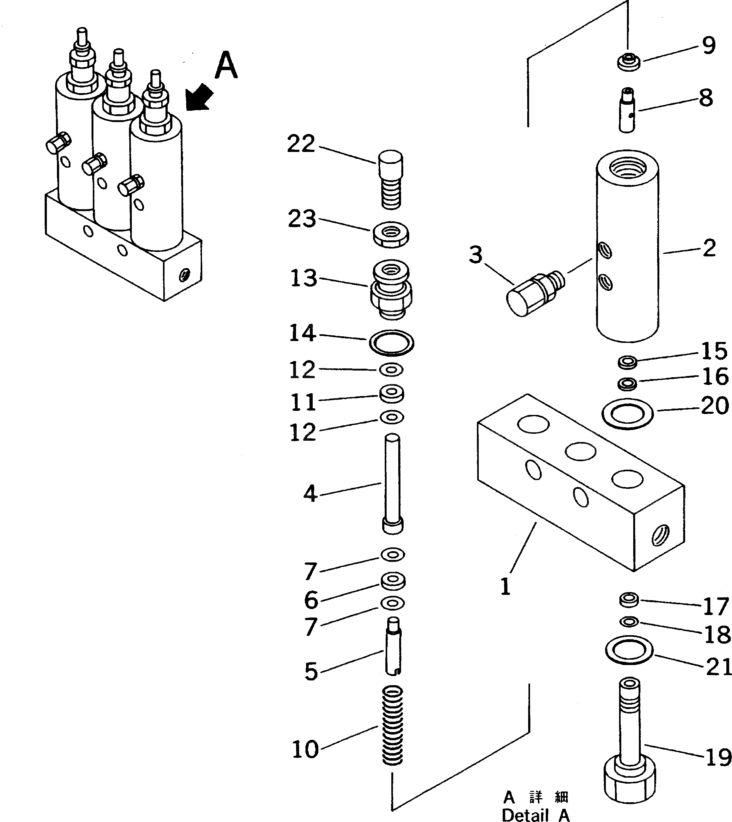 Болт LI11961 Komatsu