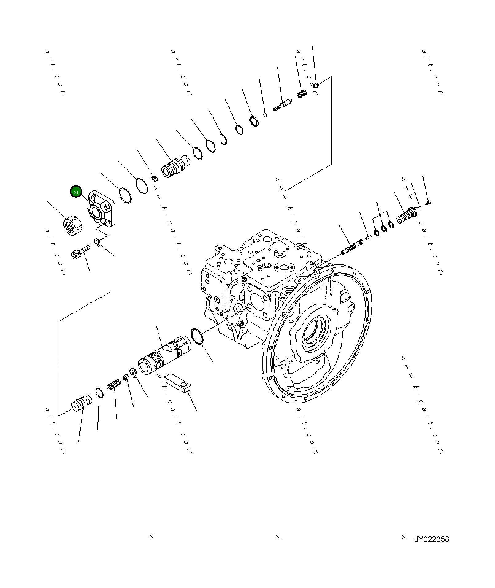 Крышка 708-2G-14680 Komatsu