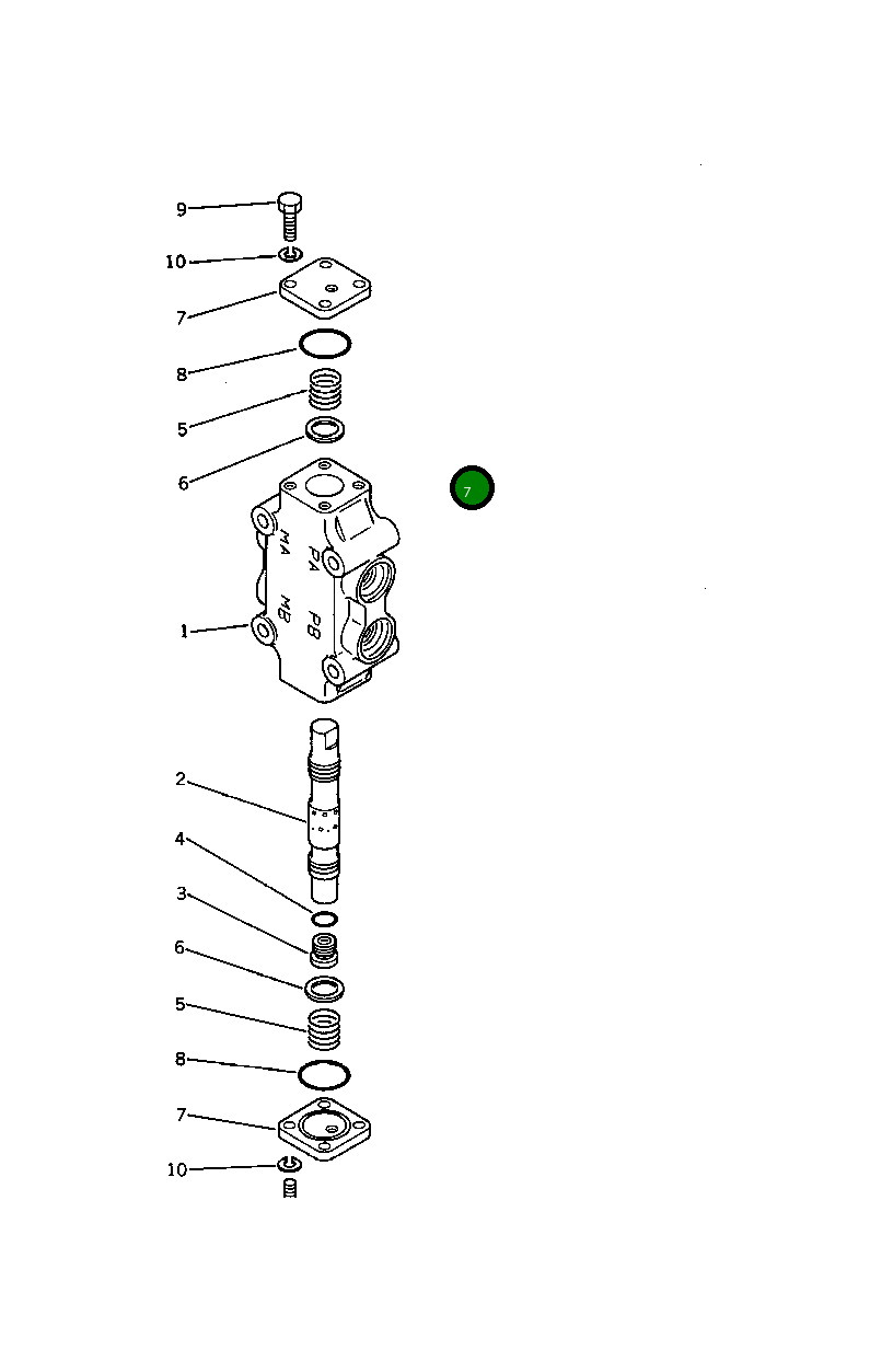 Крышка 702-15-11182 Komatsu