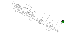 Болт 456-717 Komatsu