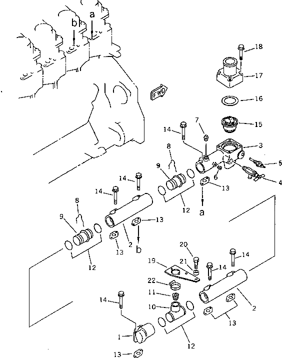 Кольцо уплотнительное (O-Ring) 02893-45043  Komatsu