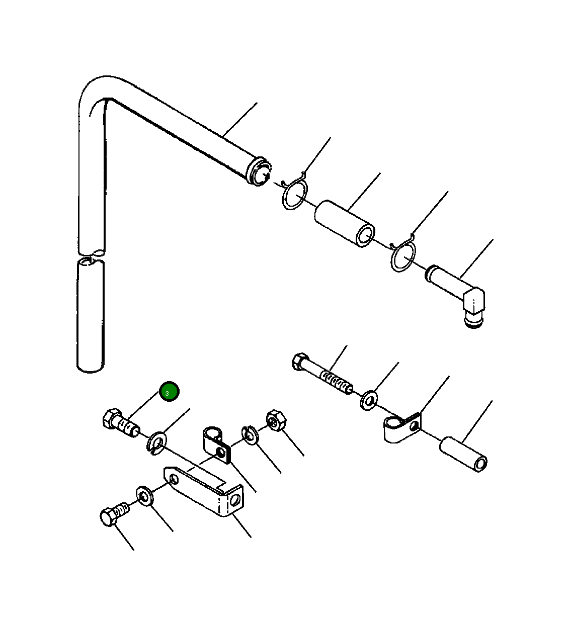 Болт 1240 096 H1 Komatsu