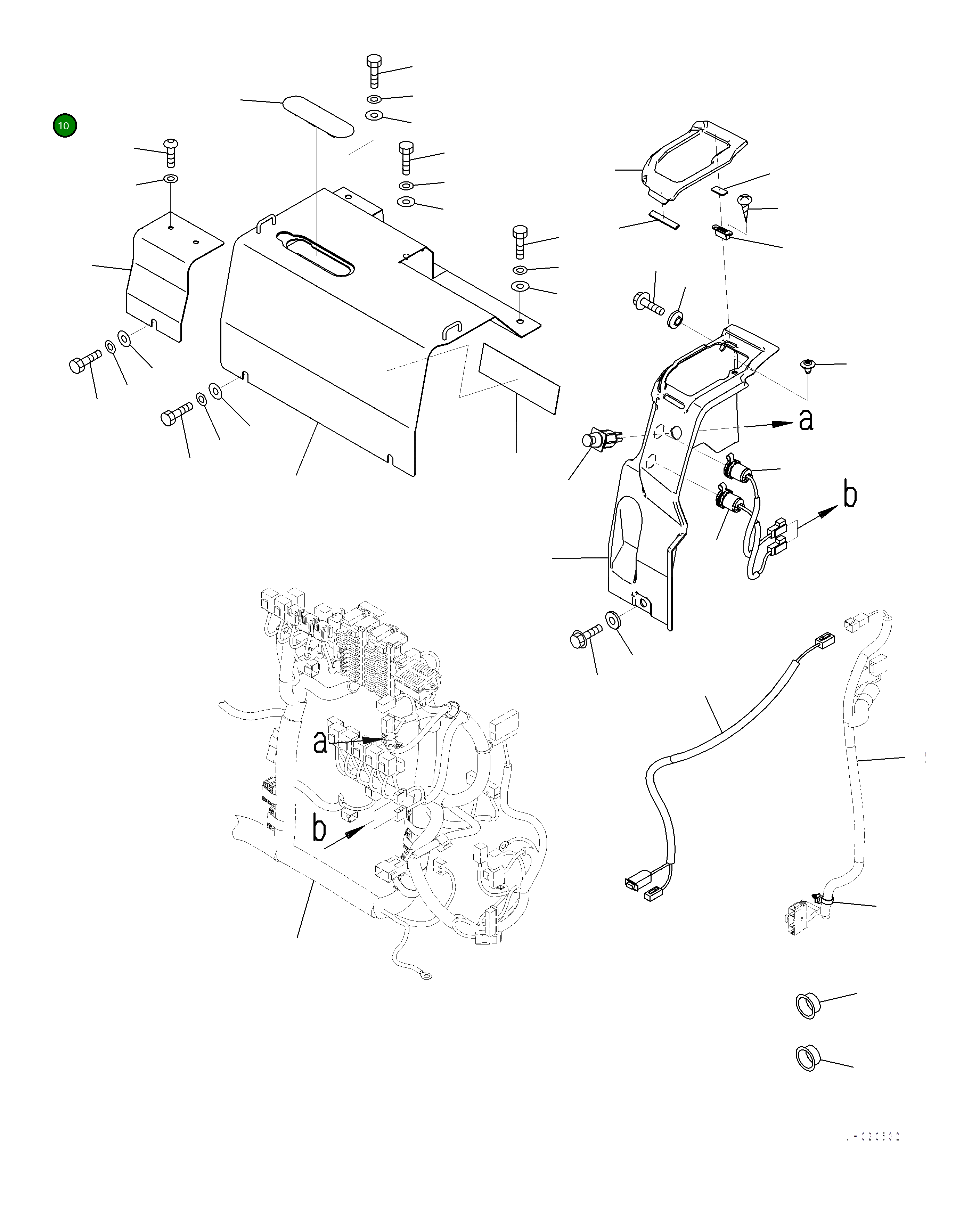 Крышка 208-53-27451 Komatsu