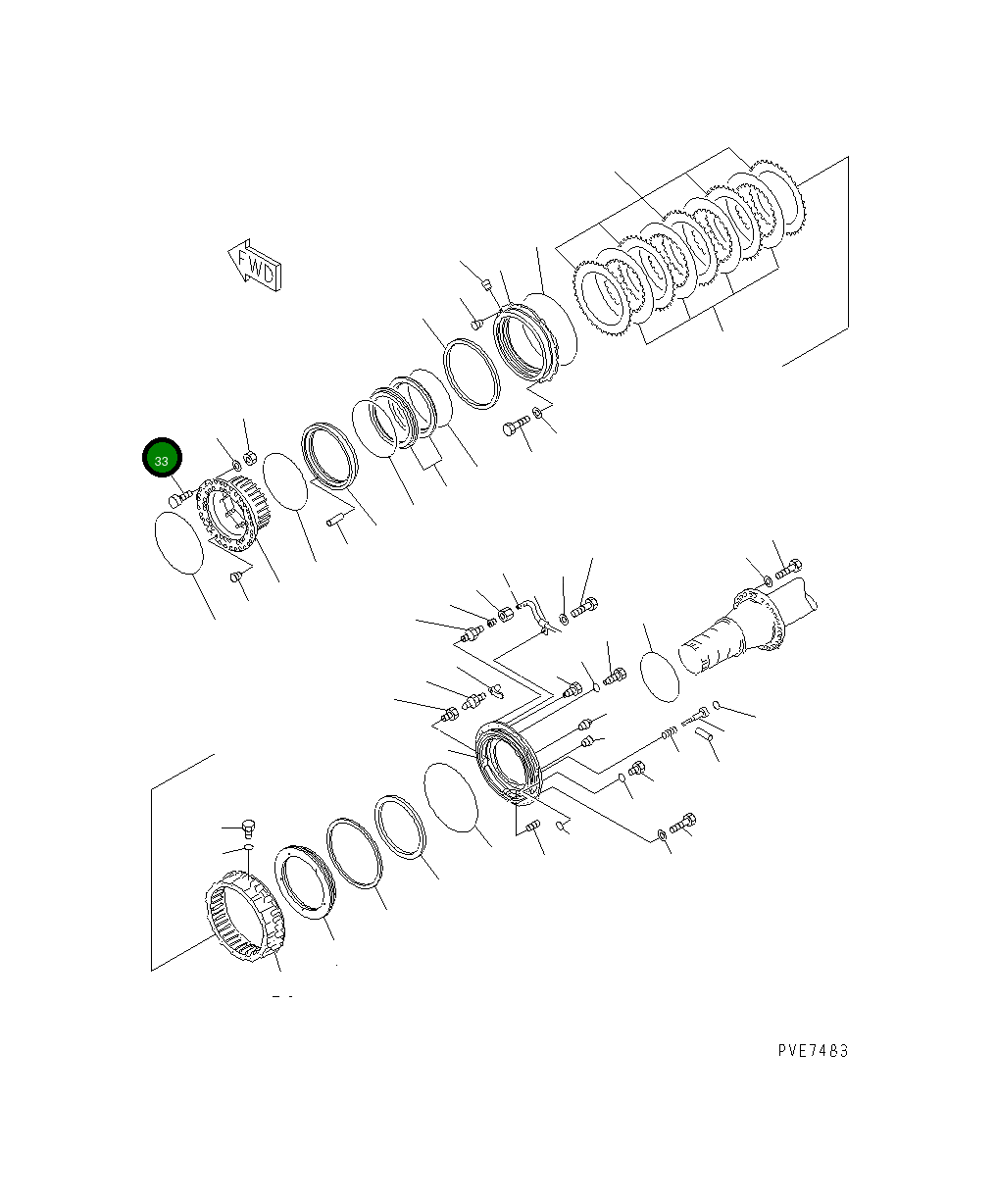 Болт 427-33-11910 Komatsu
