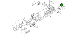 Крышка 17M-30-25210 Komatsu