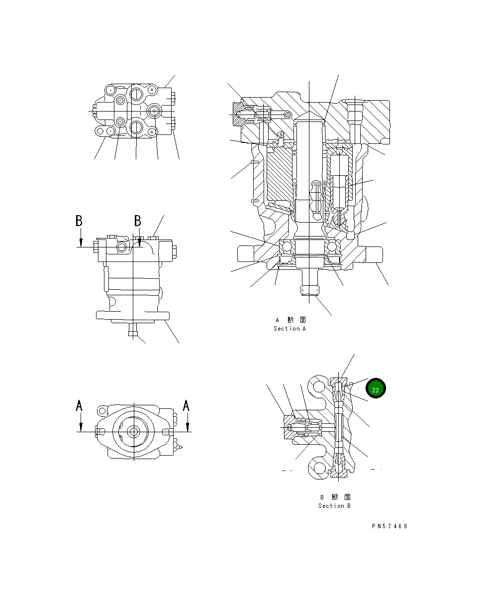 Кольцо уплотнительное (O-Ring) DA9004201-3700 Komatsu