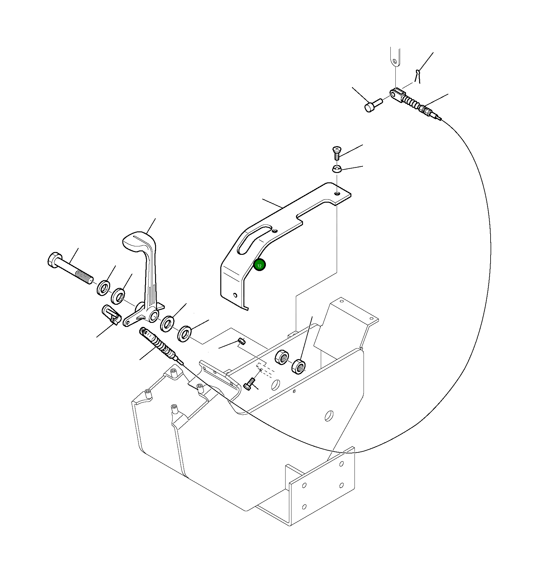 Крышка 3F1042705 Komatsu
