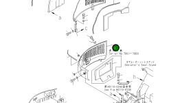 Крышка 21X-54-31590 Komatsu