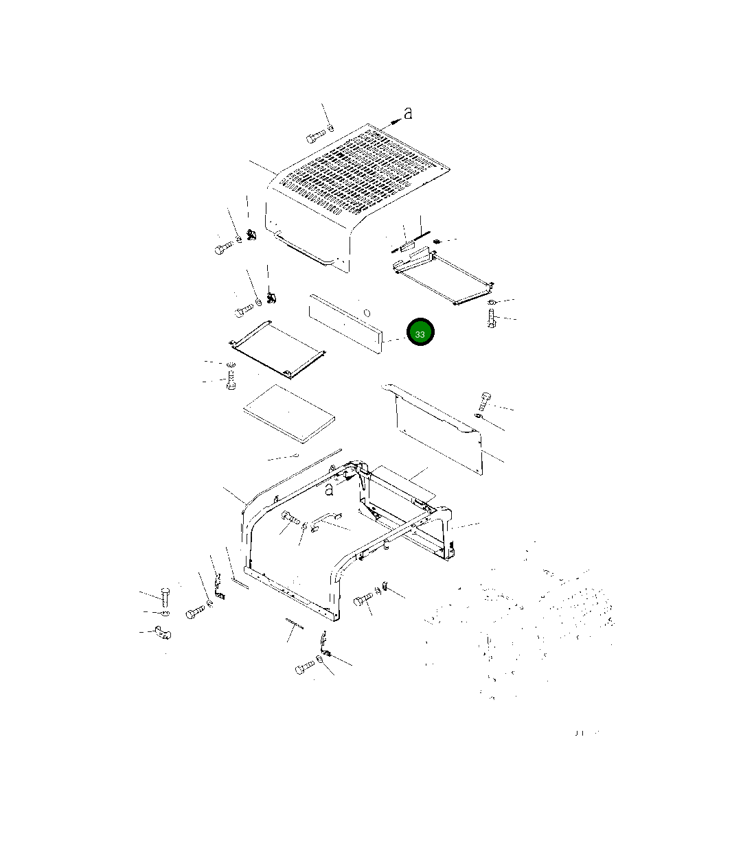 Крышка 208-54-43722 Komatsu