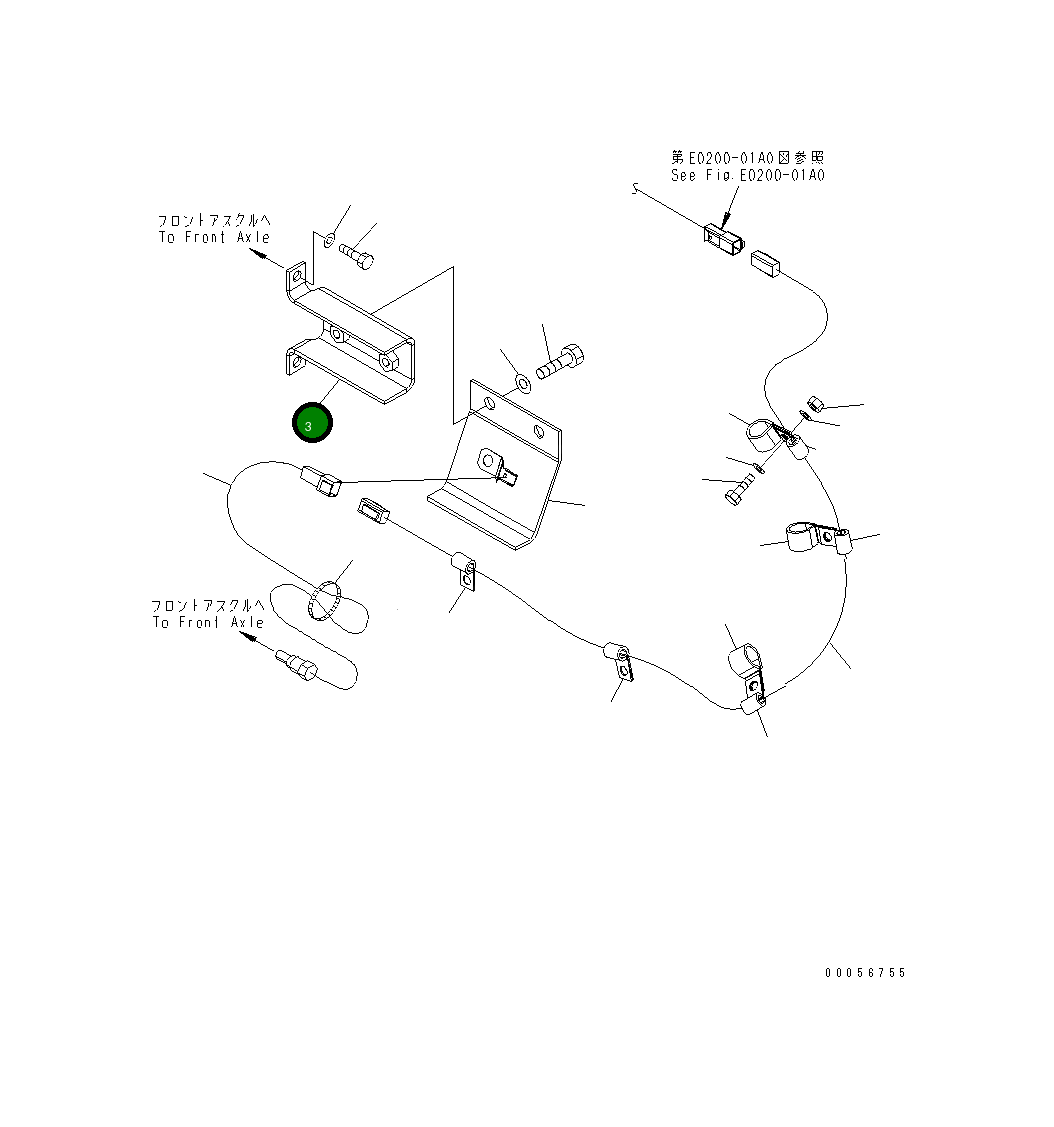 Крышка 427-06-21890  Komatsu