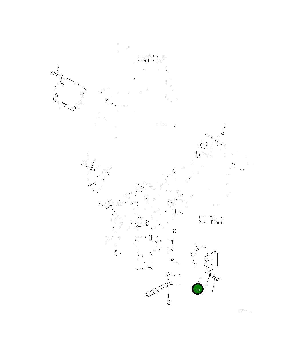 Крышка 419-46-64410  Komatsu