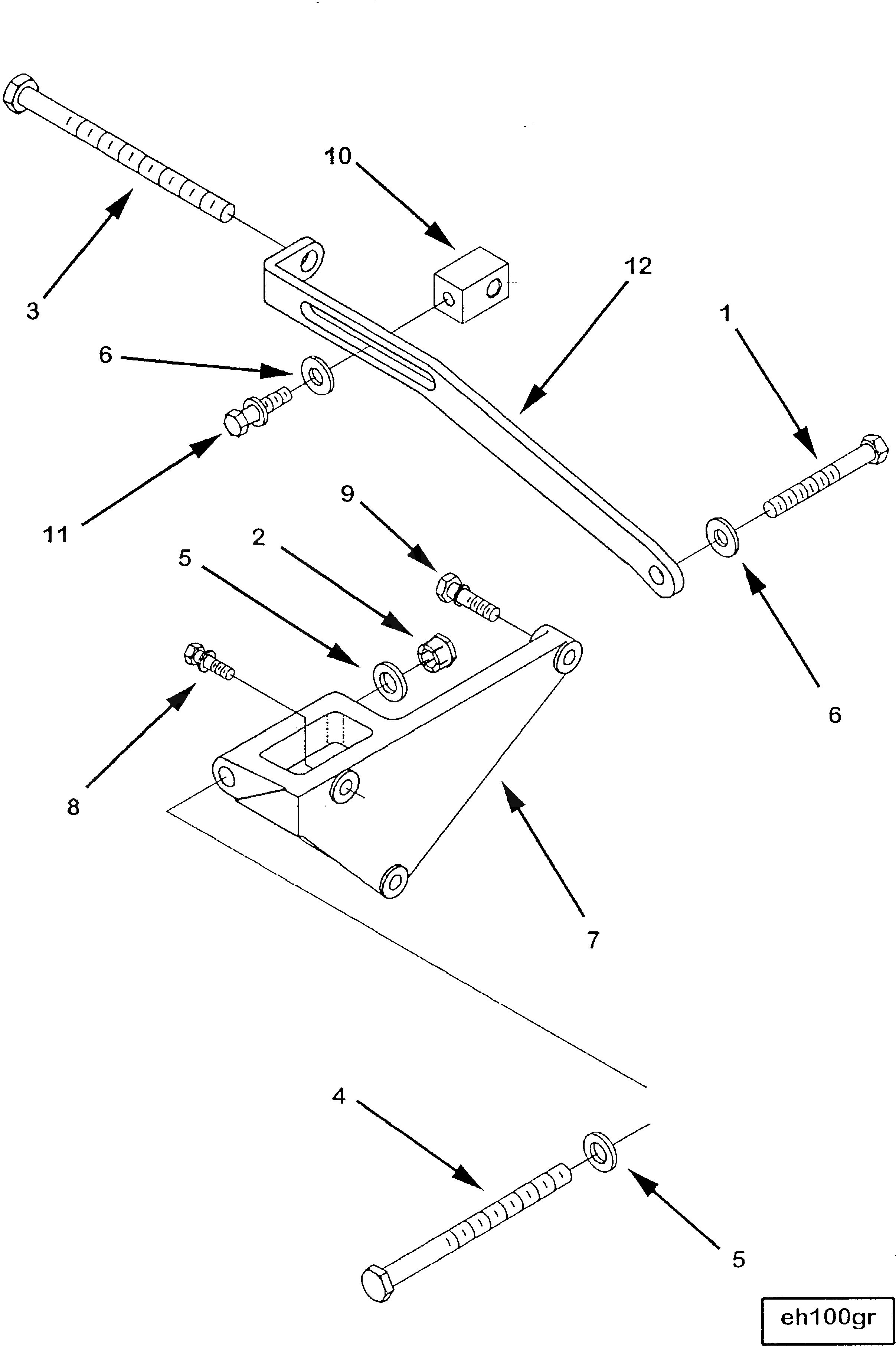 Болт CU3065723 Komatsu