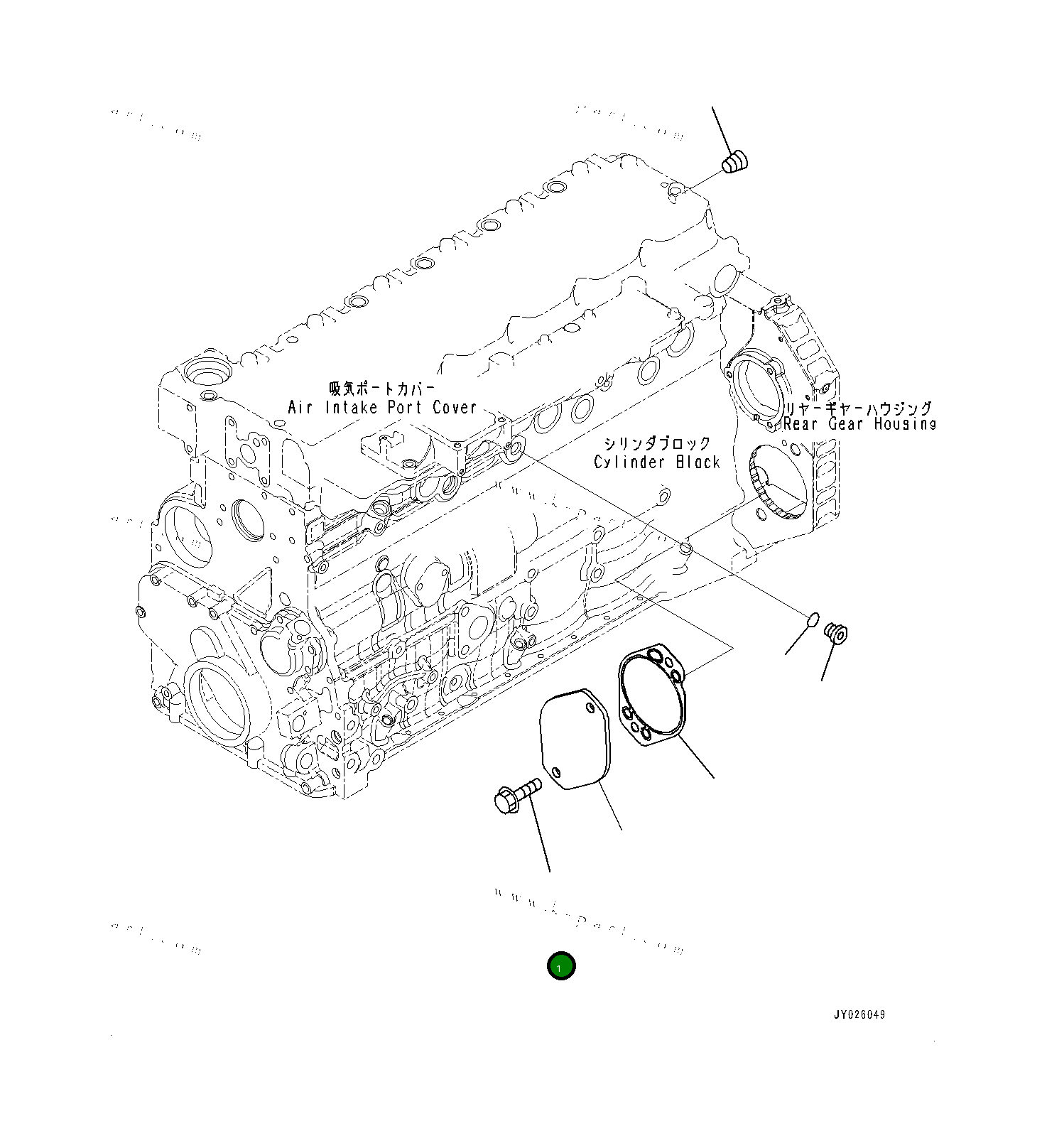 Болт 6732515130  Komatsu