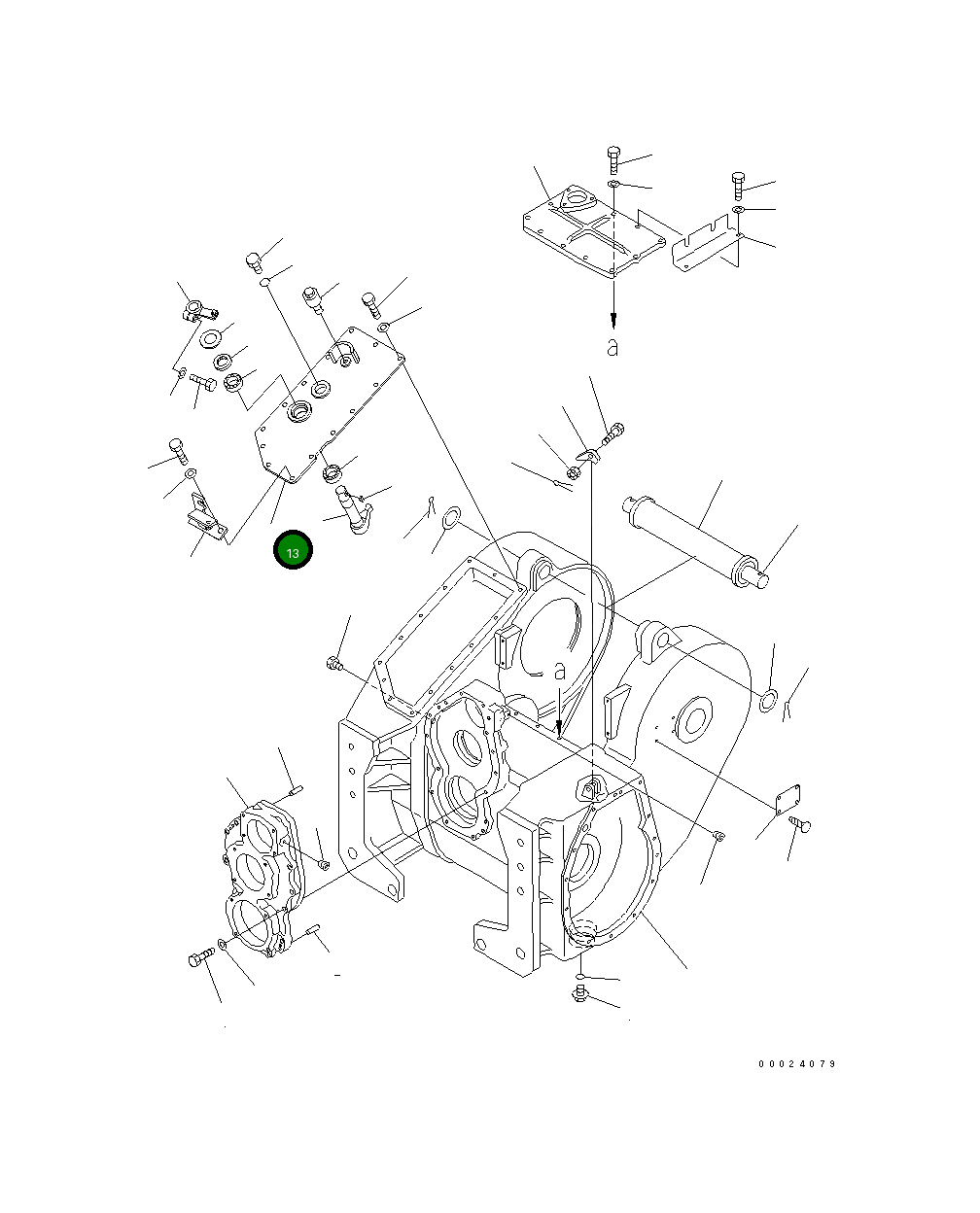 Крышка 134-960-1630 Komatsu