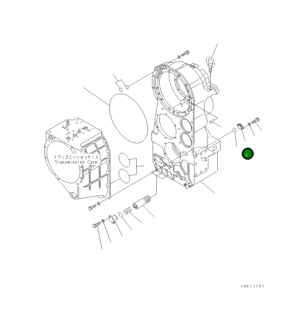 Крышка 427-15-13790 Komatsu