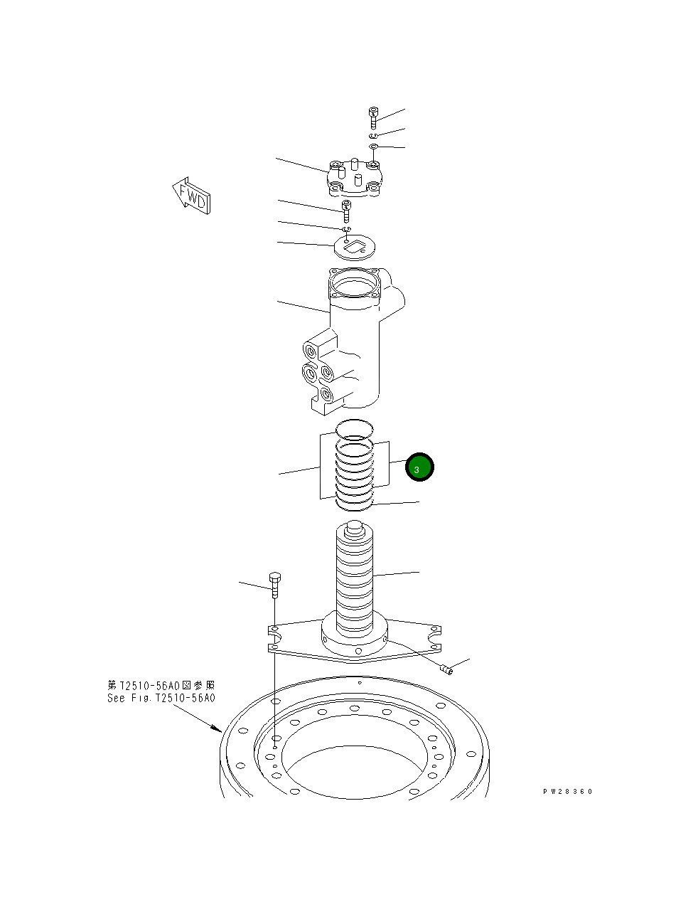 Кольцо уплотнительное (O-Ring) MH26211-20650 Komatsu