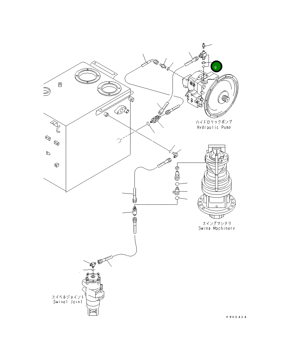 Кольцо уплотнительное (O-Ring) 20E-62-K2860  Komatsu