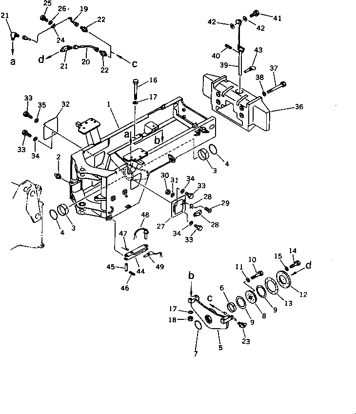 Крышка 419-46-12360  Komatsu