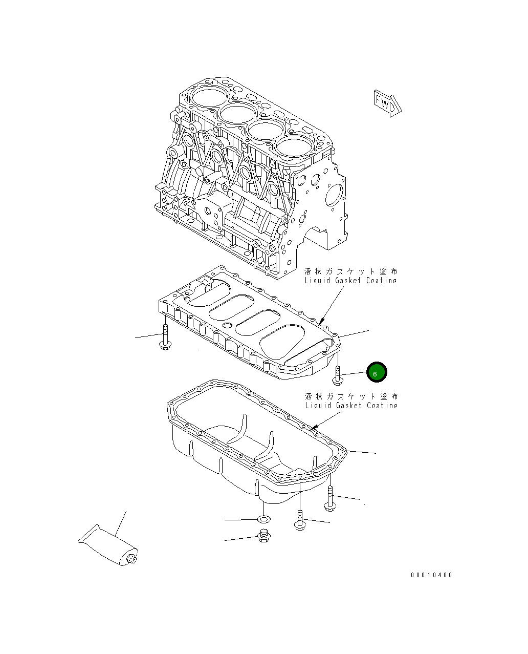Болт 456-772 Komatsu