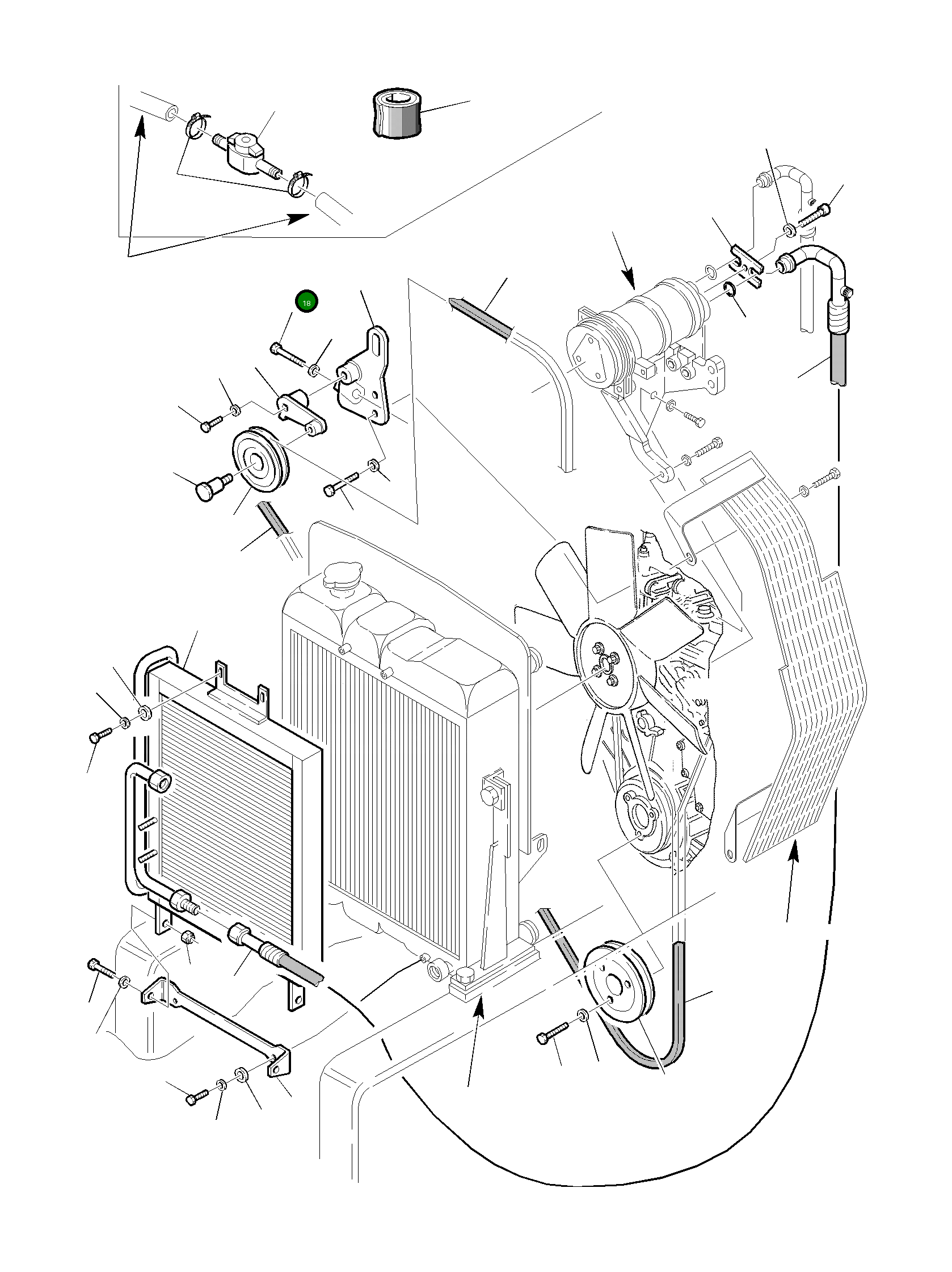 Болт 888011086 Komatsu