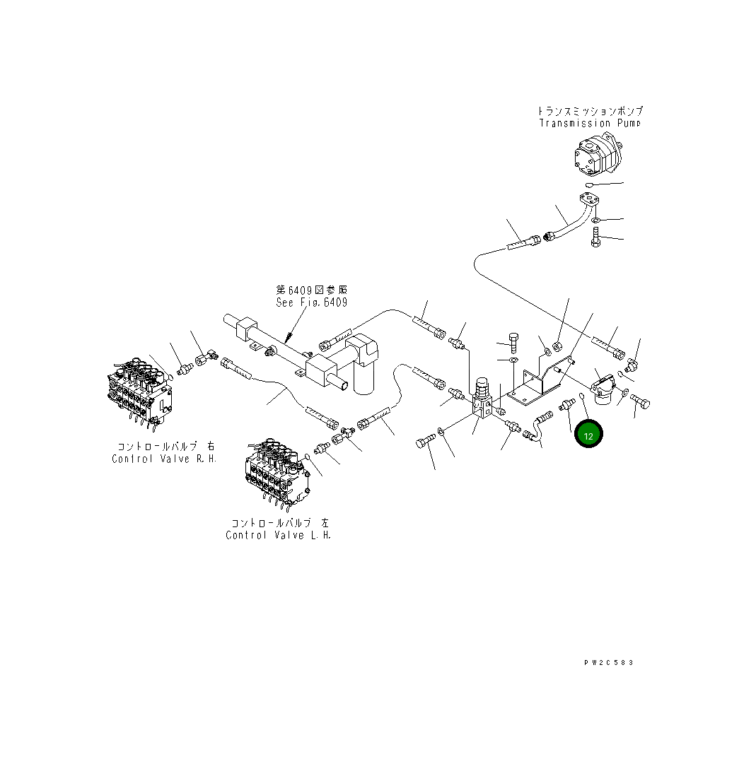 Кольцо уплотнительное (O-Ring) 273-60-22240 Komatsu