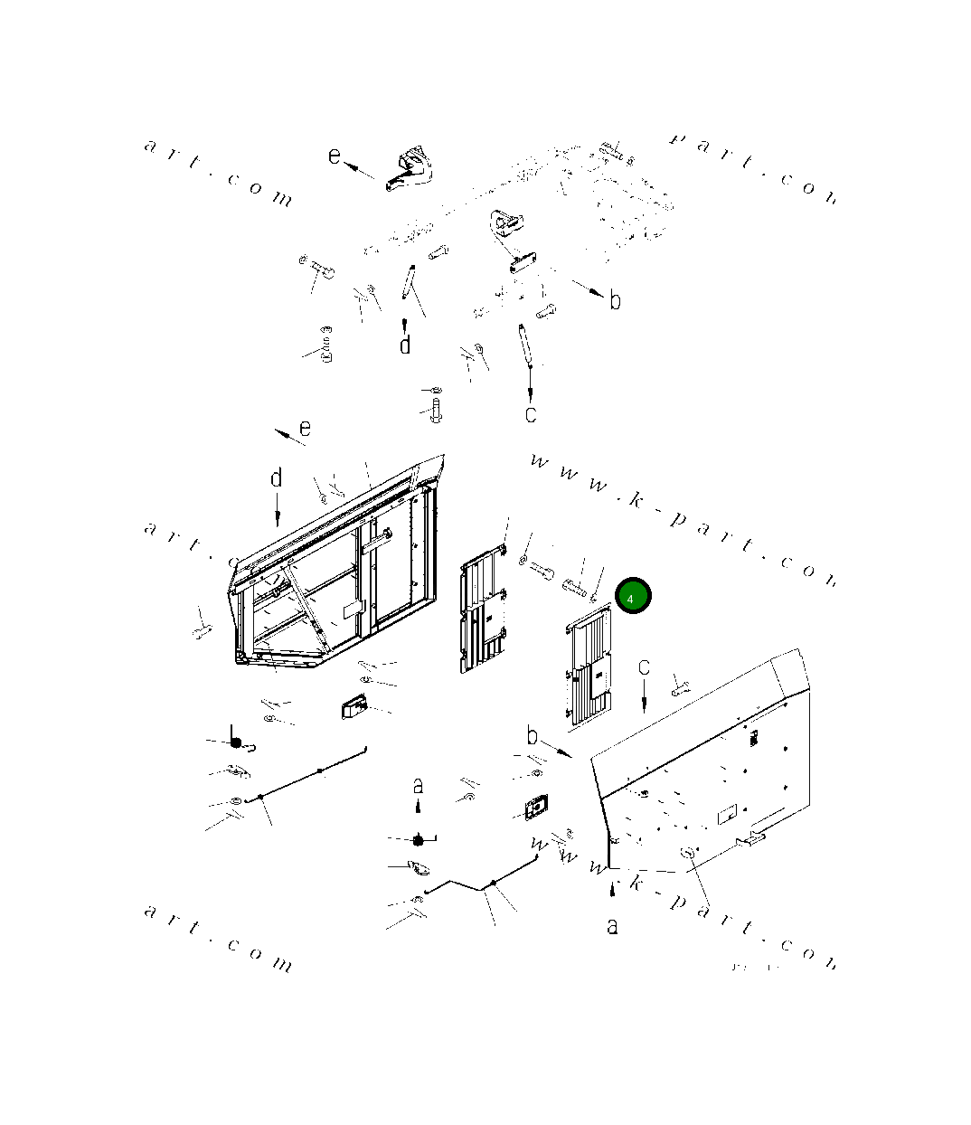 Крышка 418-54-62481 Komatsu