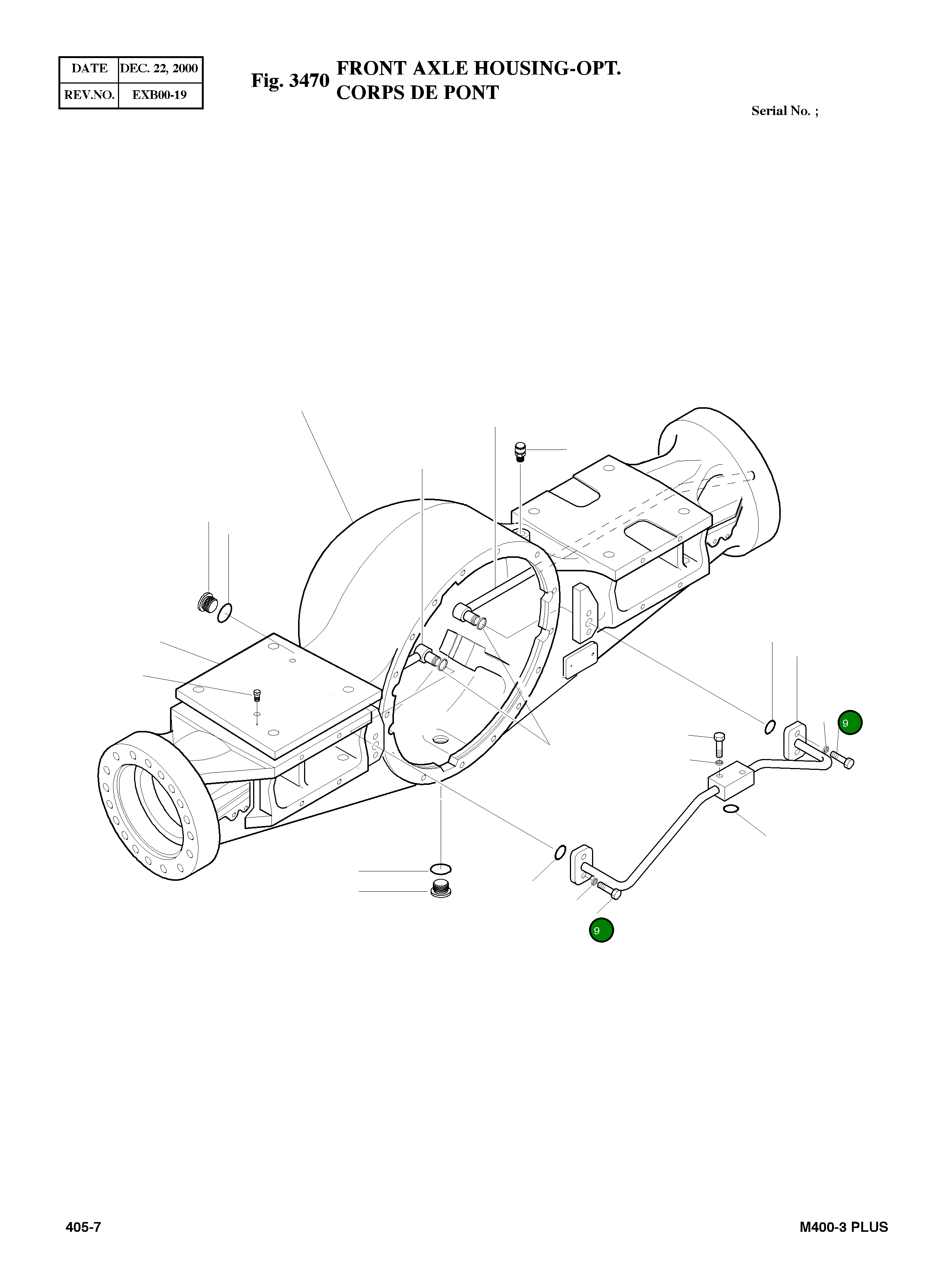 Болт 4120-7063 Komatsu