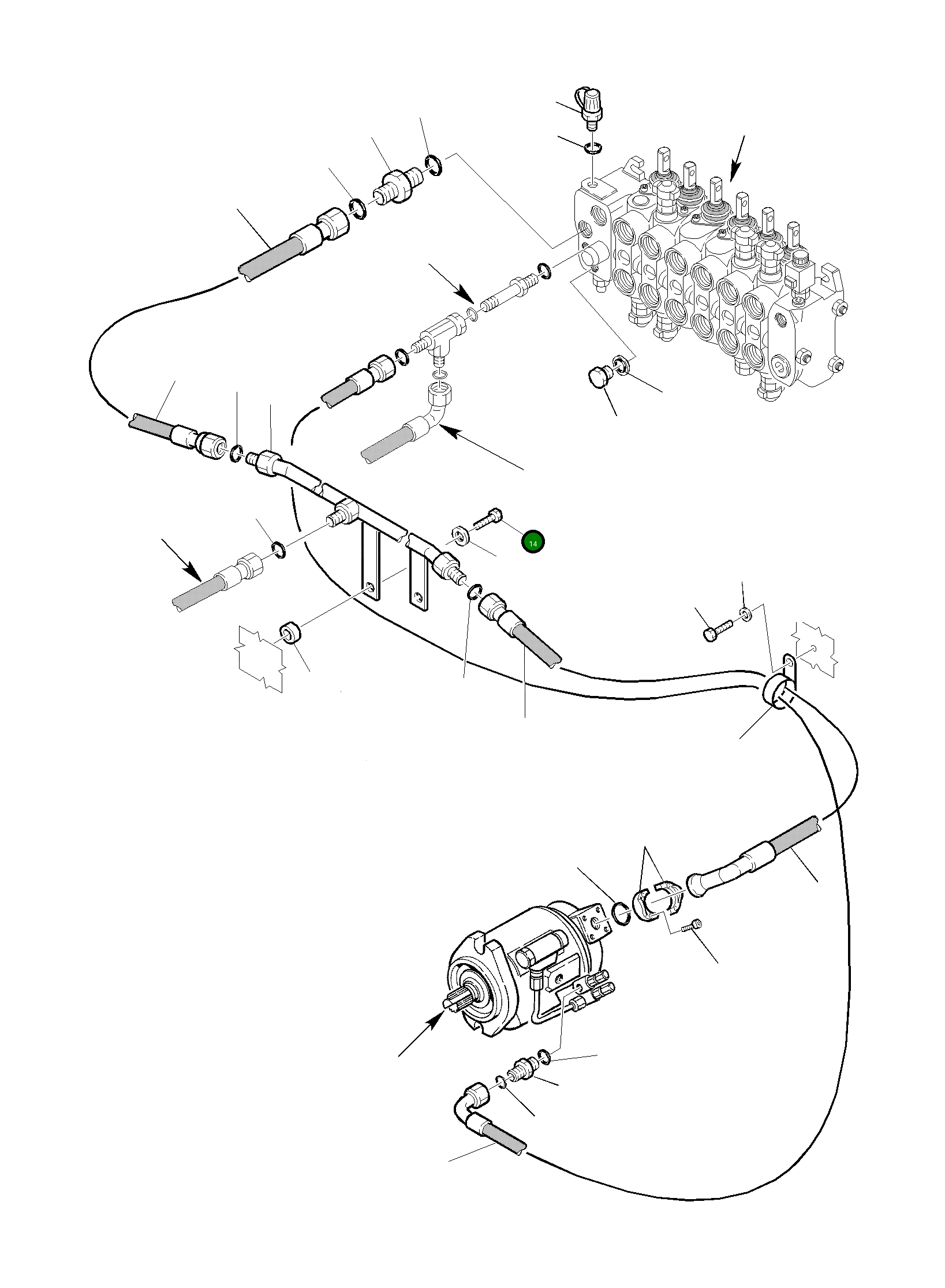 Болт 801015214 Komatsu