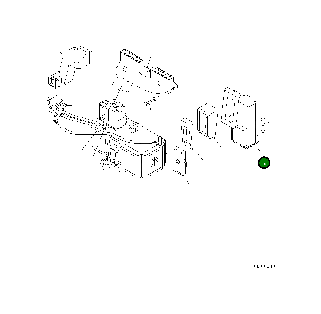 Крышка 20Y-979-7860  Komatsu