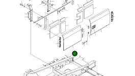 Крышка 207-54-A3710 Komatsu