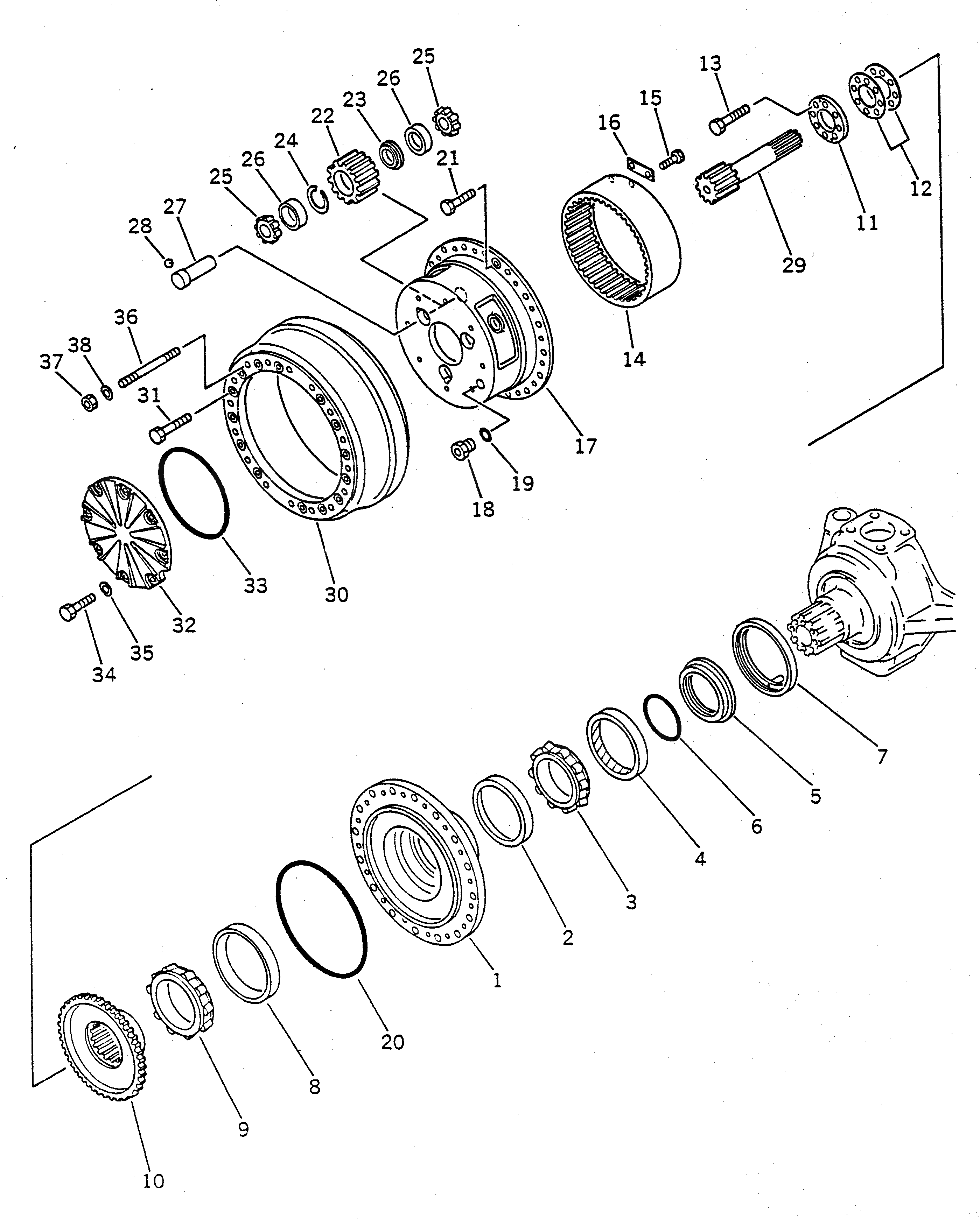 Кольцо уплотнительное (O-Ring) 22X-22-12650  Komatsu